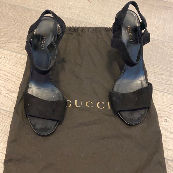 GUCCI cone heels sandas